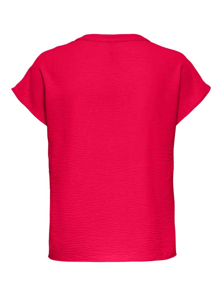 Jacqueline DE Yong Lion Life S/S Top Wvn Dames