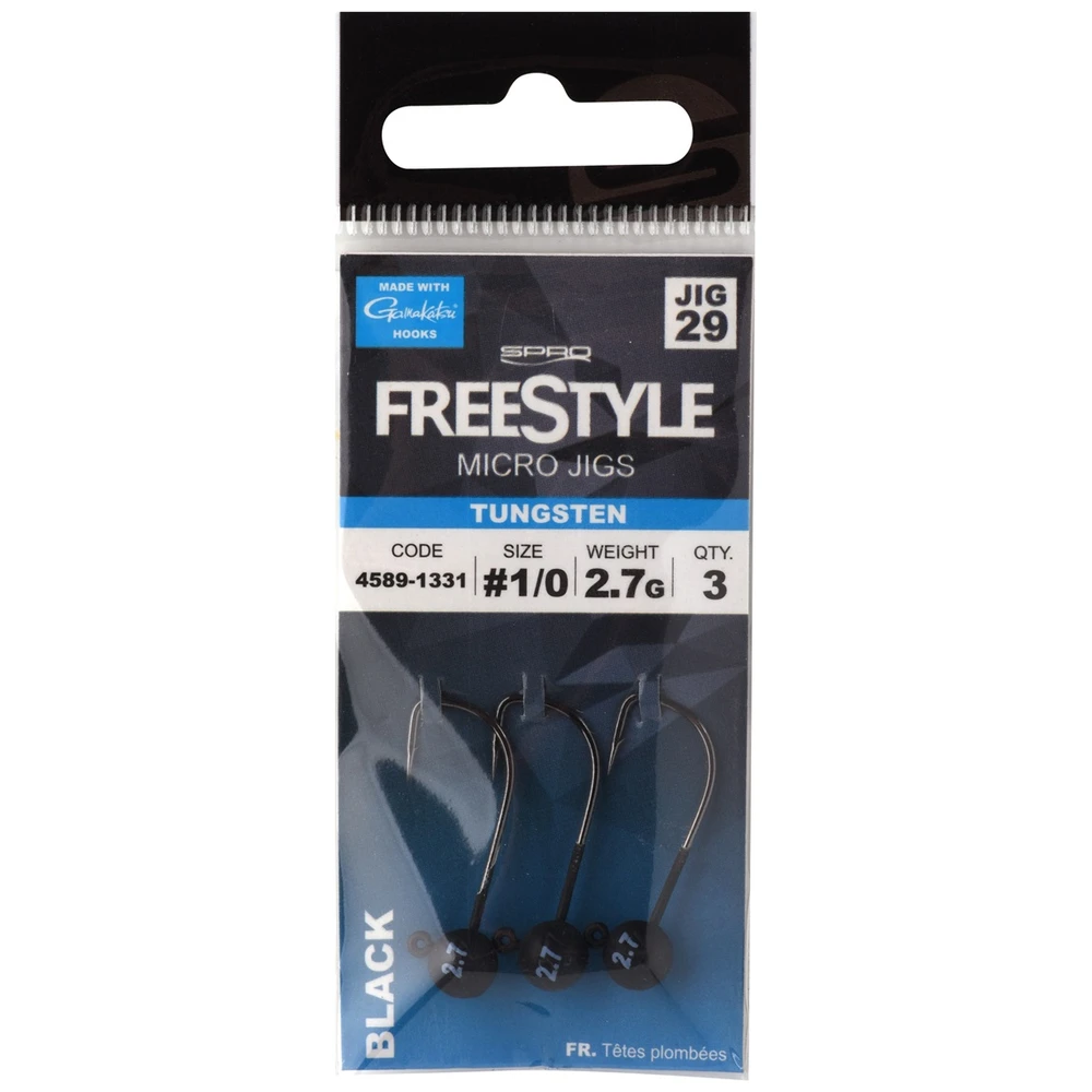 Spro Freestyle Micro Jigs Tungsten 3.5G Size 1