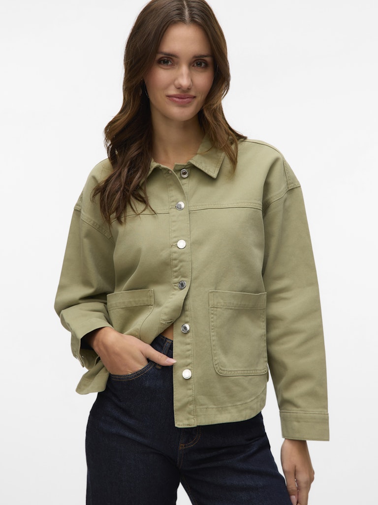 Vero Moda Jamie LS Denim Shacket Mix Dames