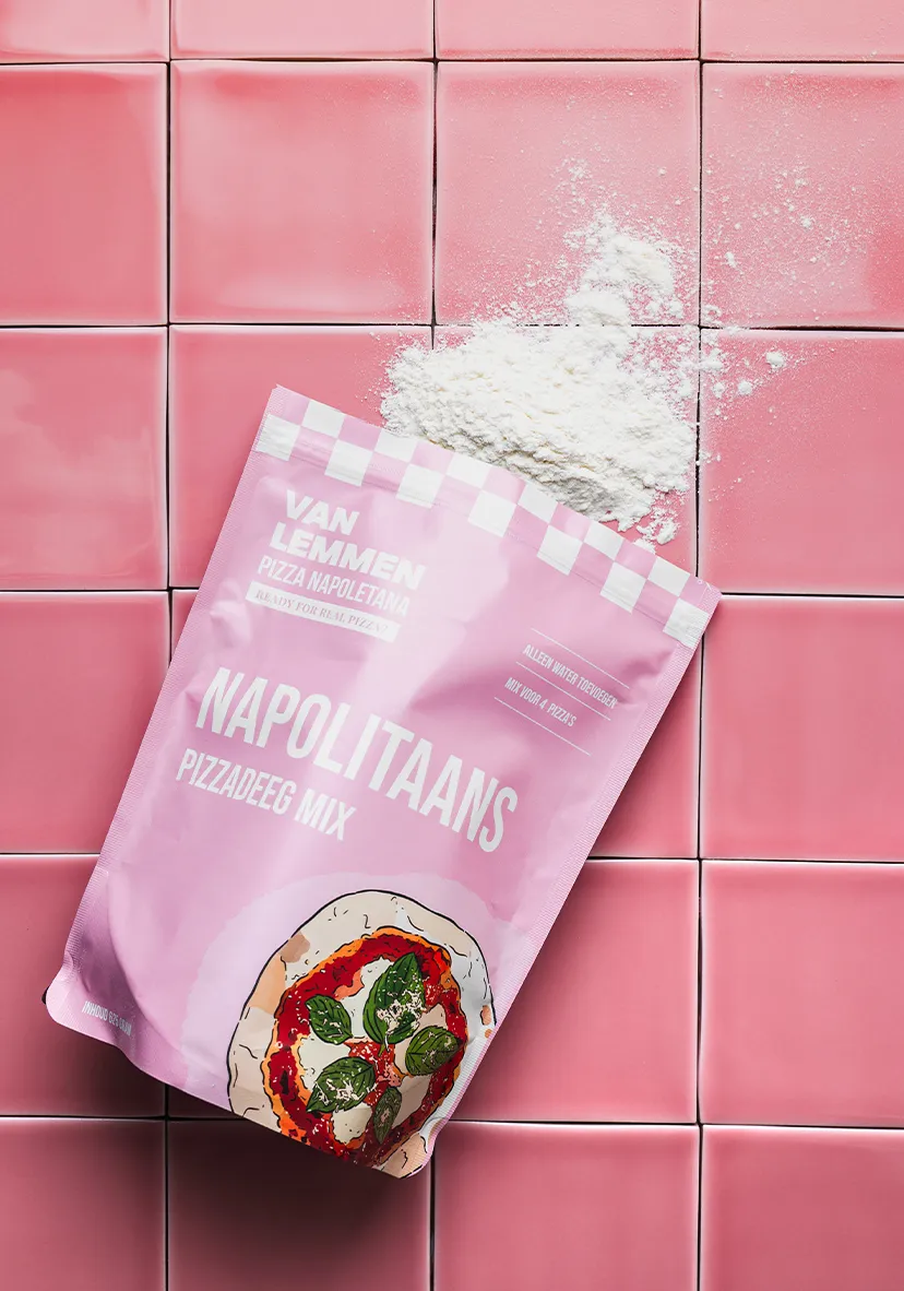Van Lemmen Pizzadeegmix Napolitaans 625 Gr