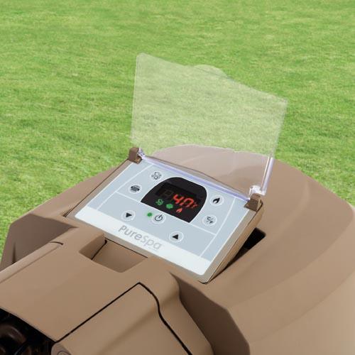 Intex 6-Person Sahara Tan Round Bubble Spa Set