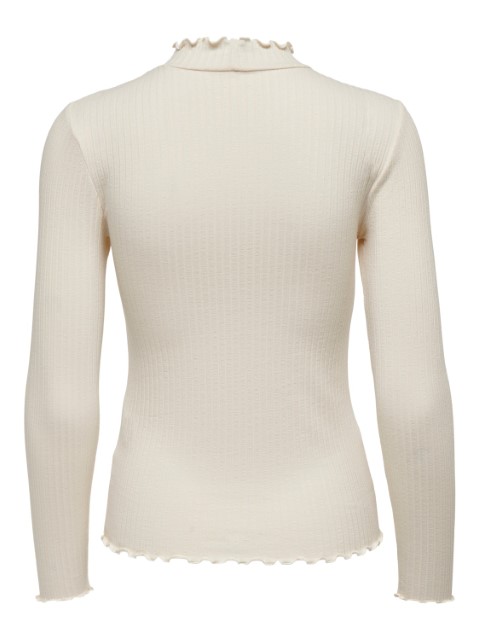 JDY Fransiska Lange Mouw Highneck Top Jrs Dames