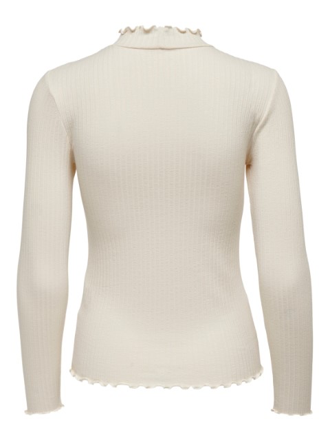 JDY Fransiska Lange Mouw Highneck Top Jrs Dames