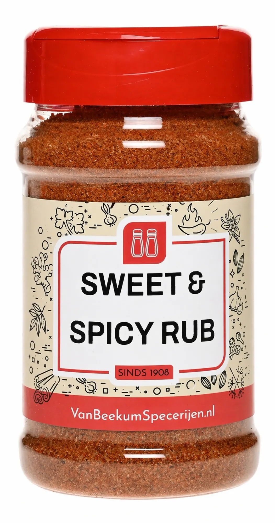 Van Beekum Specerijen Sweet & Spicy Rub 330 Ml