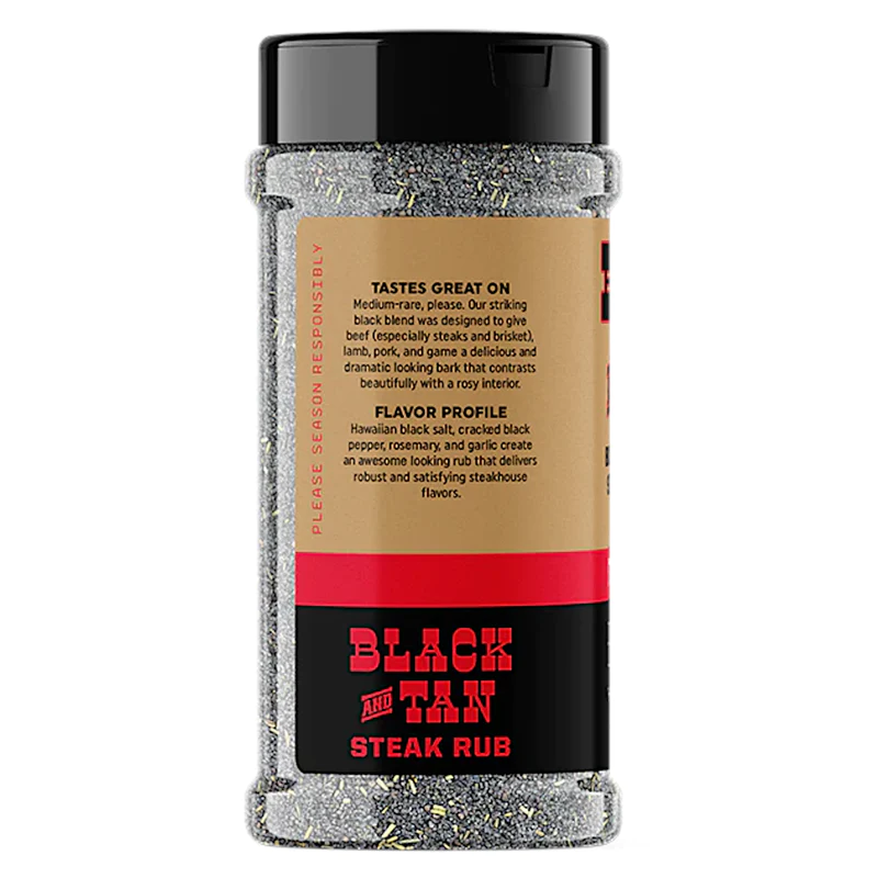 Fire & Smoke Society Rub Black & Tan 386G