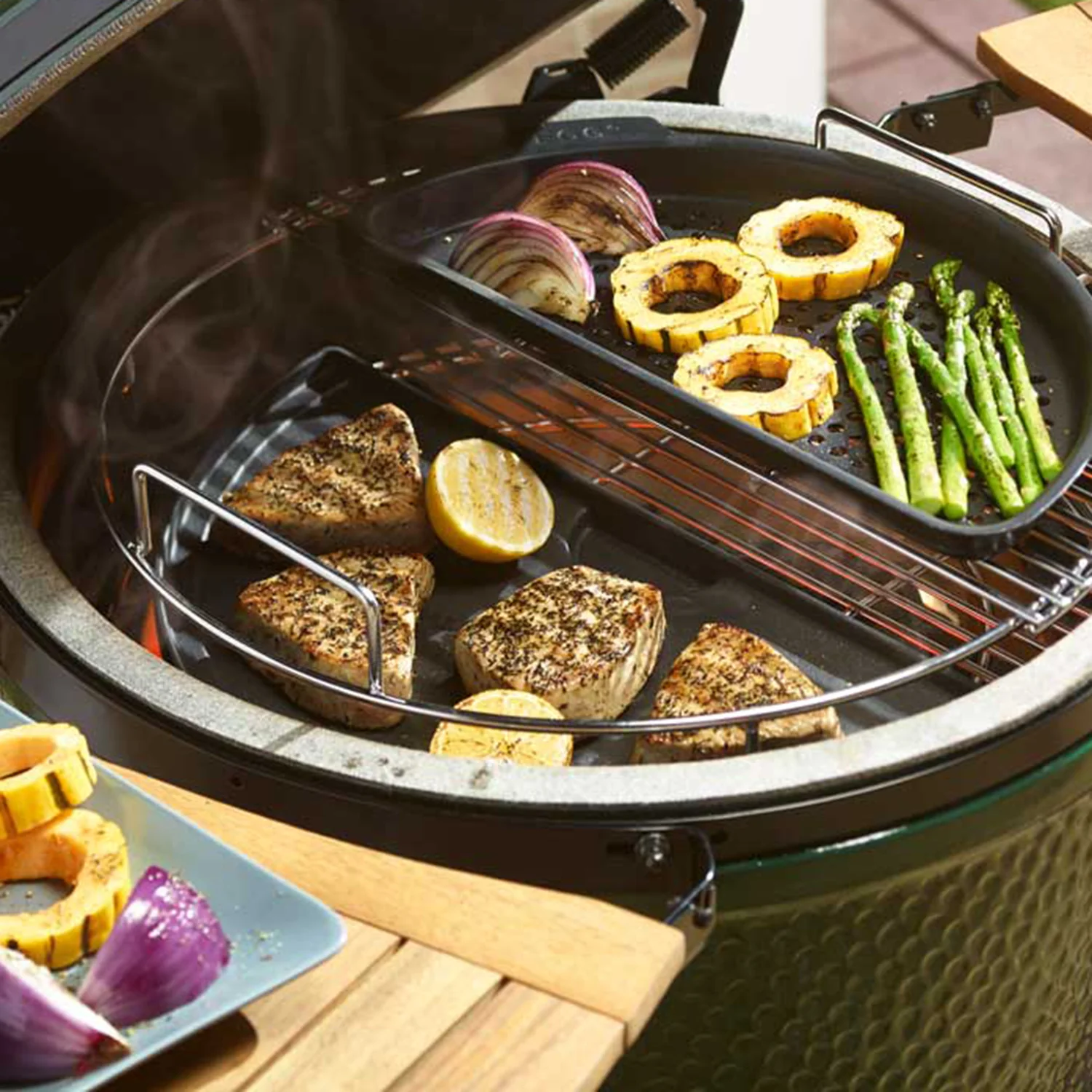 Big Green Egg Perforated Half Grid XL