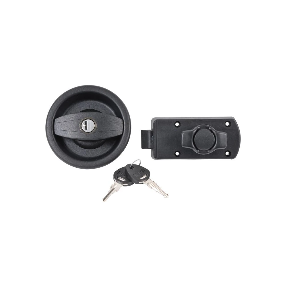 Oberholz Deurslot Zwart 30-35Mm Links