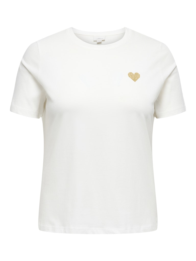 Only Carmakoma Kita S/S Logo Top Dames