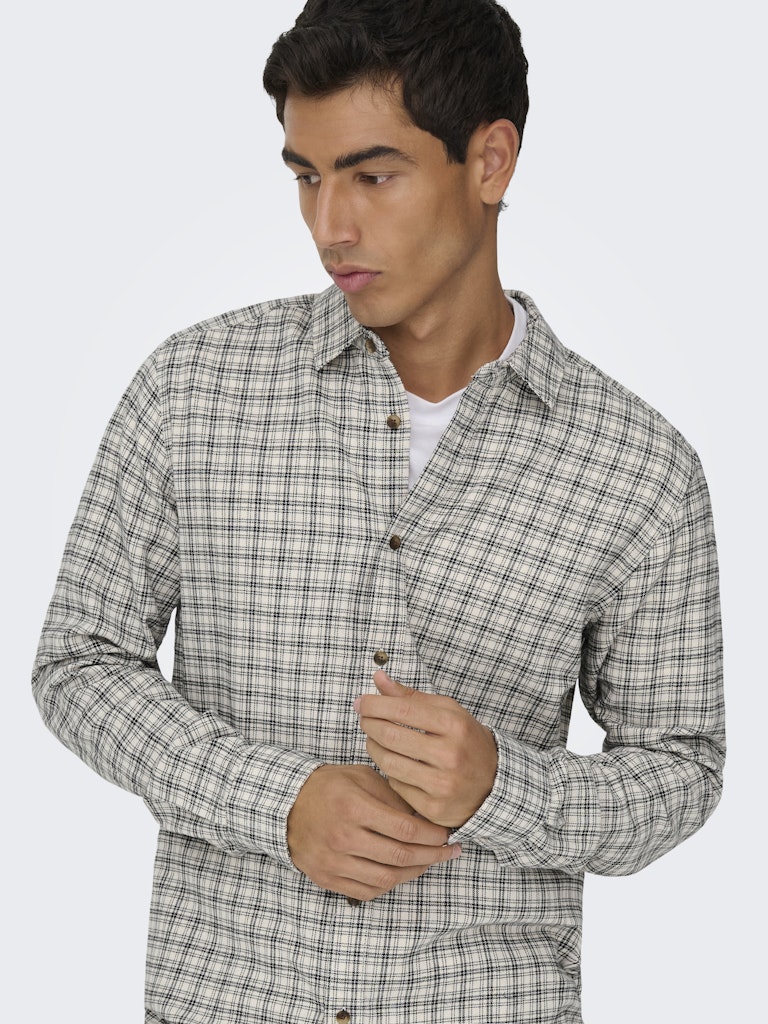 Only & Sons Gudmund LS Checked Shirt Heren