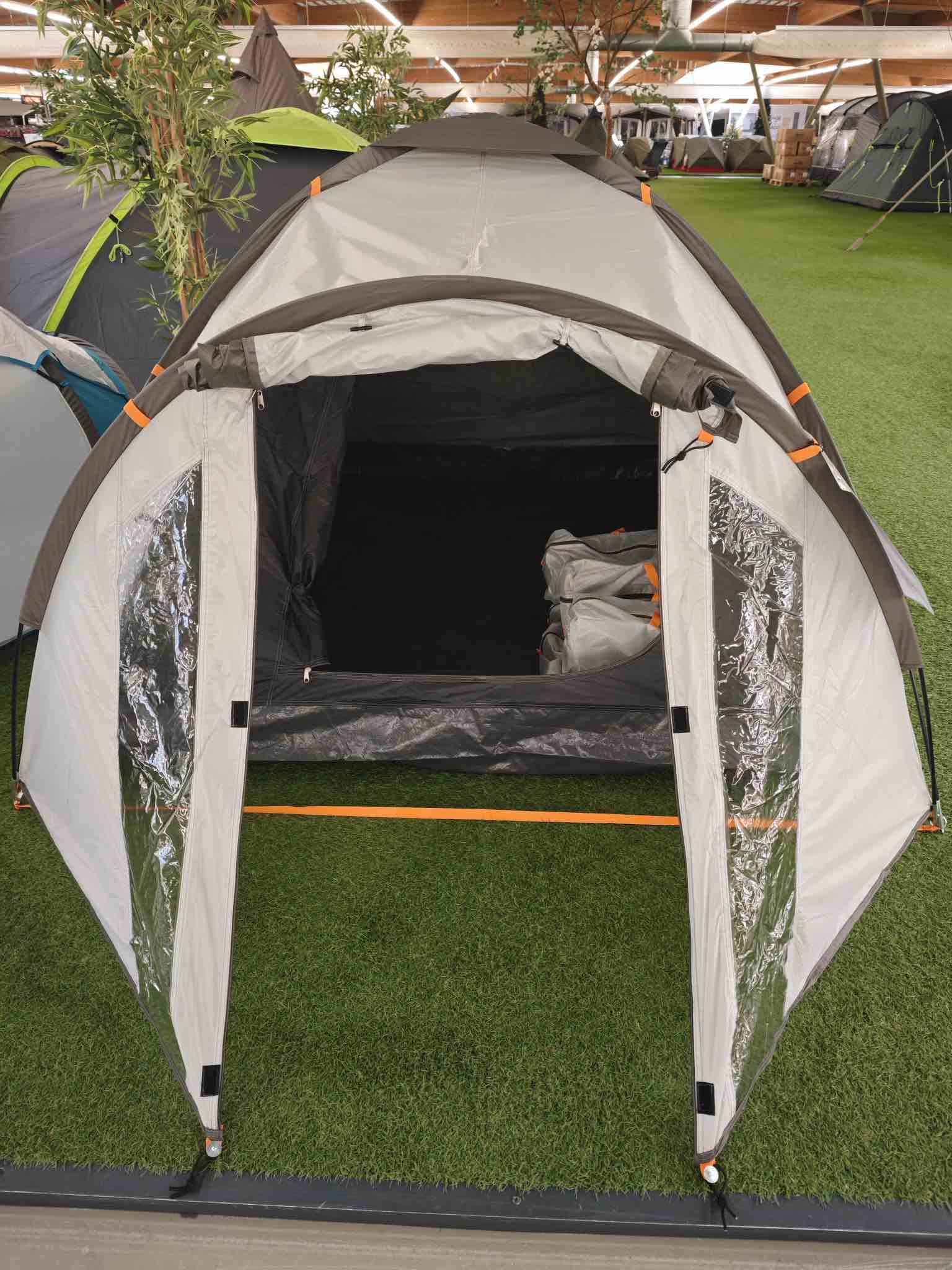 Bijzettent 3 Persoons 3000 mm Lichtgrijs