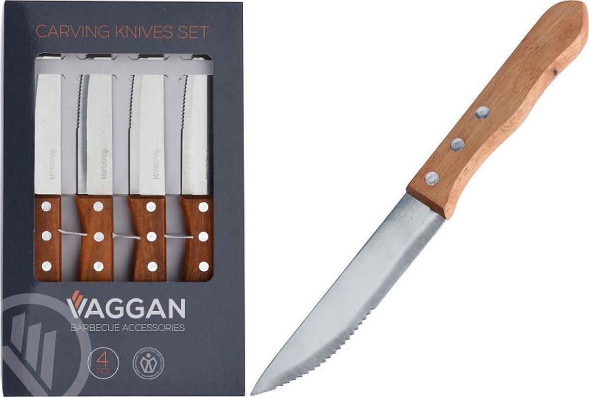 Vaggan Steakmessen Set 4 Delig