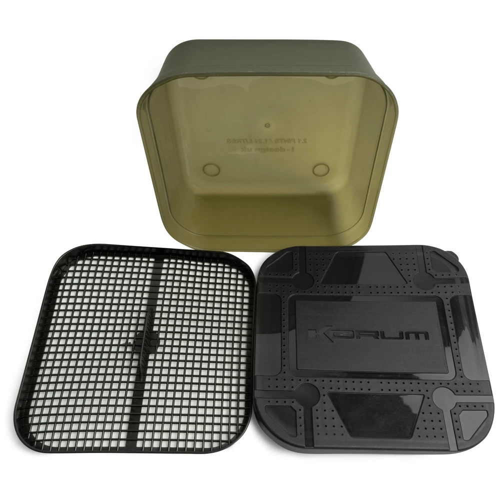 Korum Maggot Tube And Riddle - 2Pt/1,2L