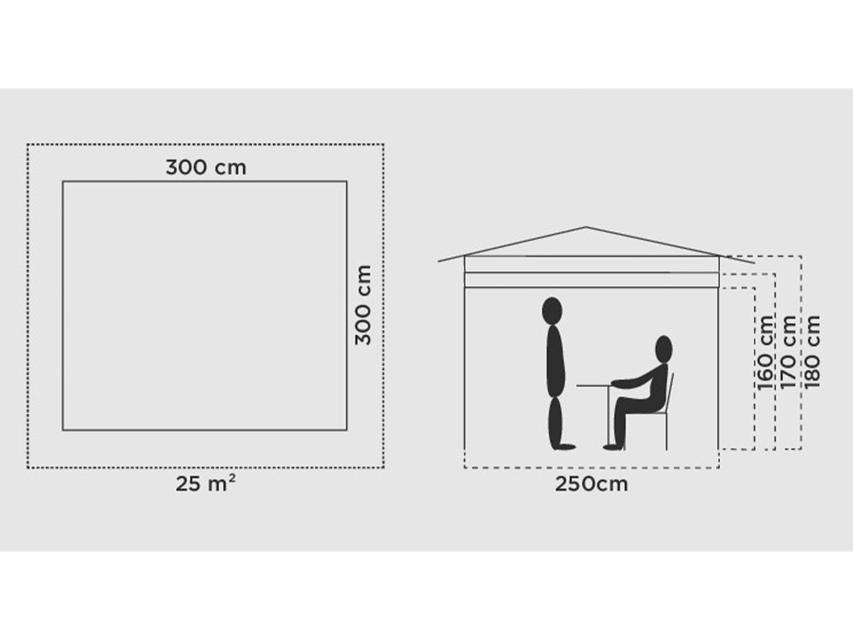 Coleman Fastpitch Onepush Shelter M