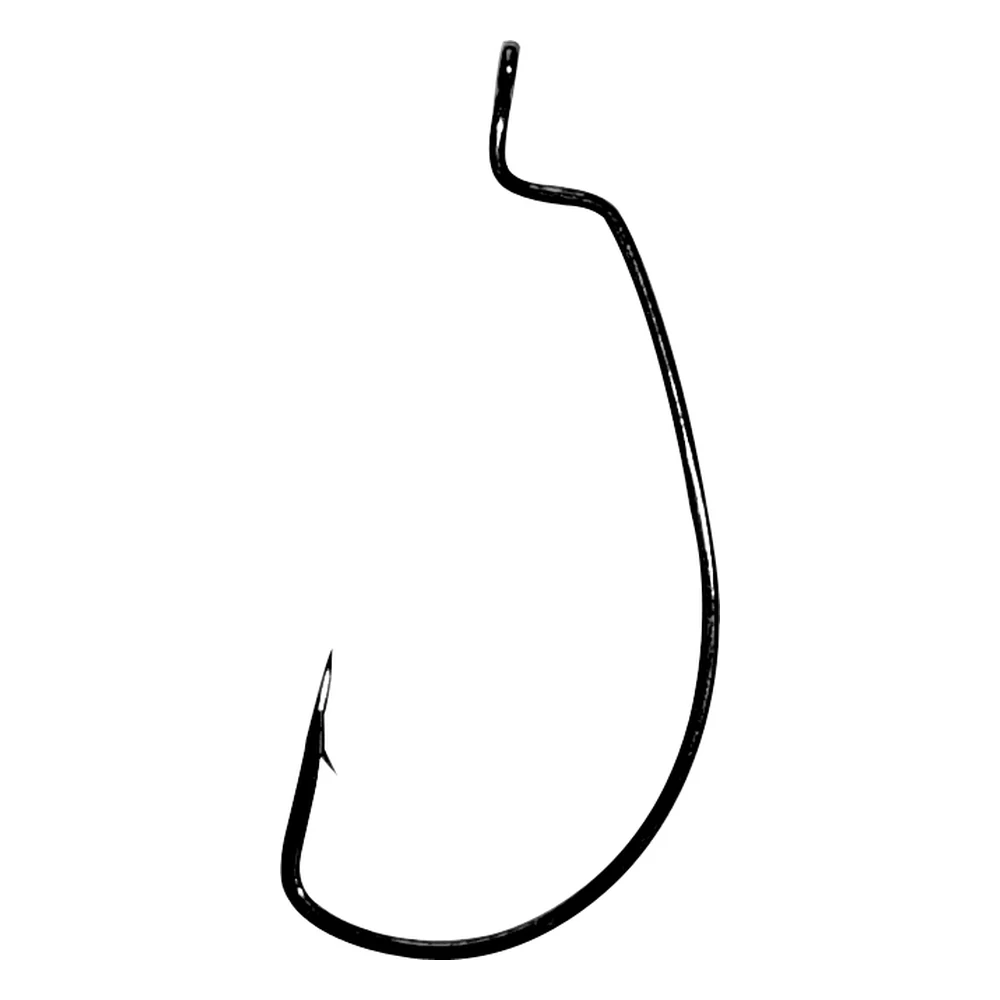 Gamakatsu Worm Offset Ewg Hooks Black