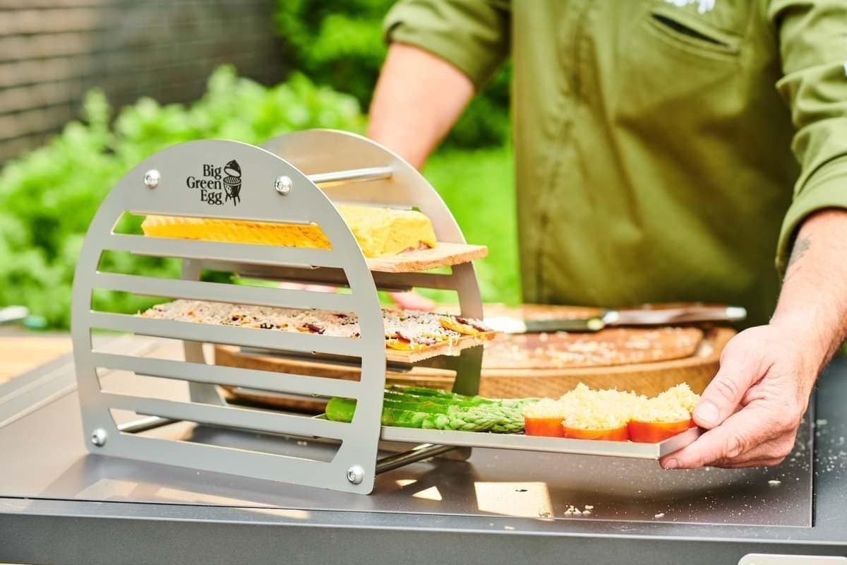 Big Green Egg Smoking Tower