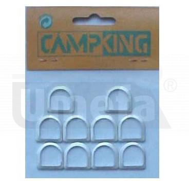 Campking Zak 10 D-Ring 13Mm Aluminium