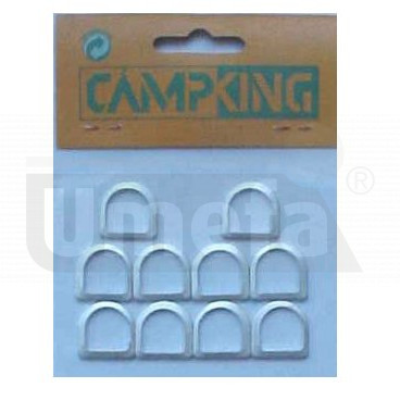 Campking Zak 10 D-Ring 13MM Aluminium