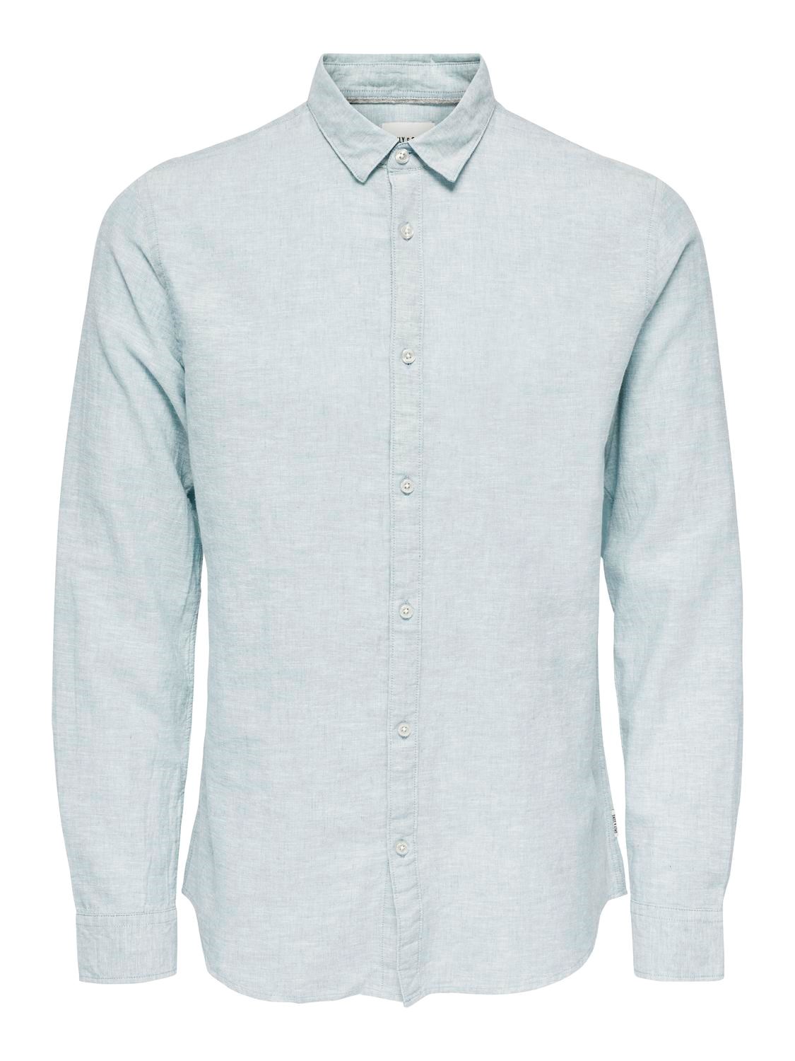 Only & Sons Caiden Ls Solid Linen Shirt