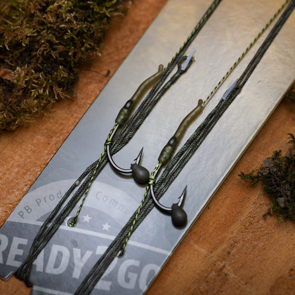 PB Products R2g Inline Sr Leader 90/ Shot On The Hook Rig Size 4 2Pcs We
