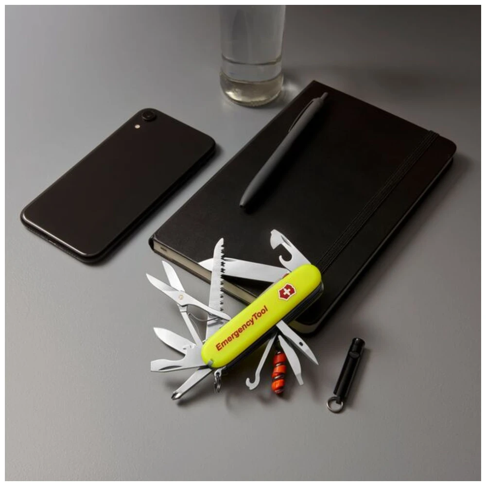 Victorinox Zakmes Huntsman Emergency Tool, 23 Functies, Fluo Geel