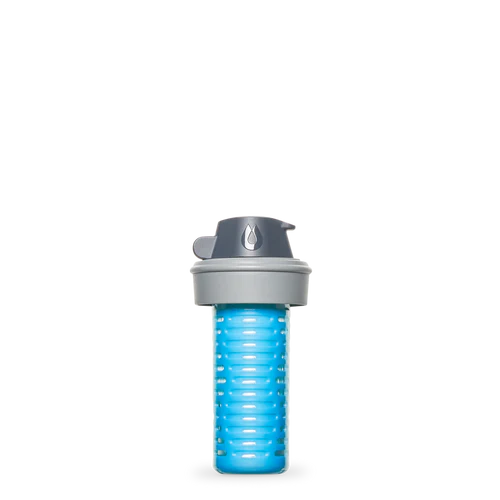 Hydrapak Flux+ 1.5L Drinkfles Clear/HP Blue