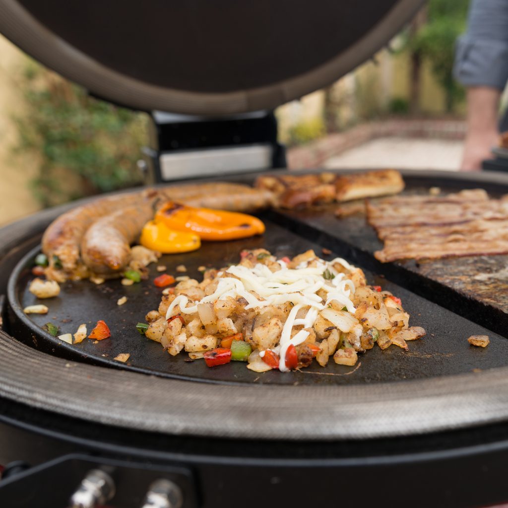 Kamado Joe Half Moon Cast Iron Reversible Griddle - Big Joe