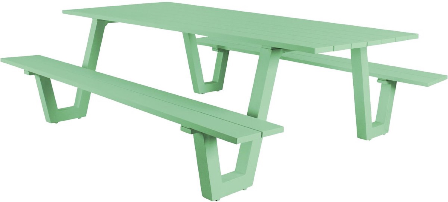 SenS-Line London Alu Picknickbank 180 cm Groen