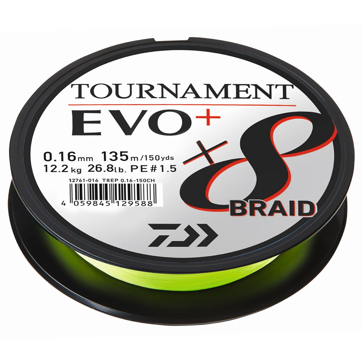 Daiwa TN X8 Braid Evo+ 0.12Mm 135M Chart