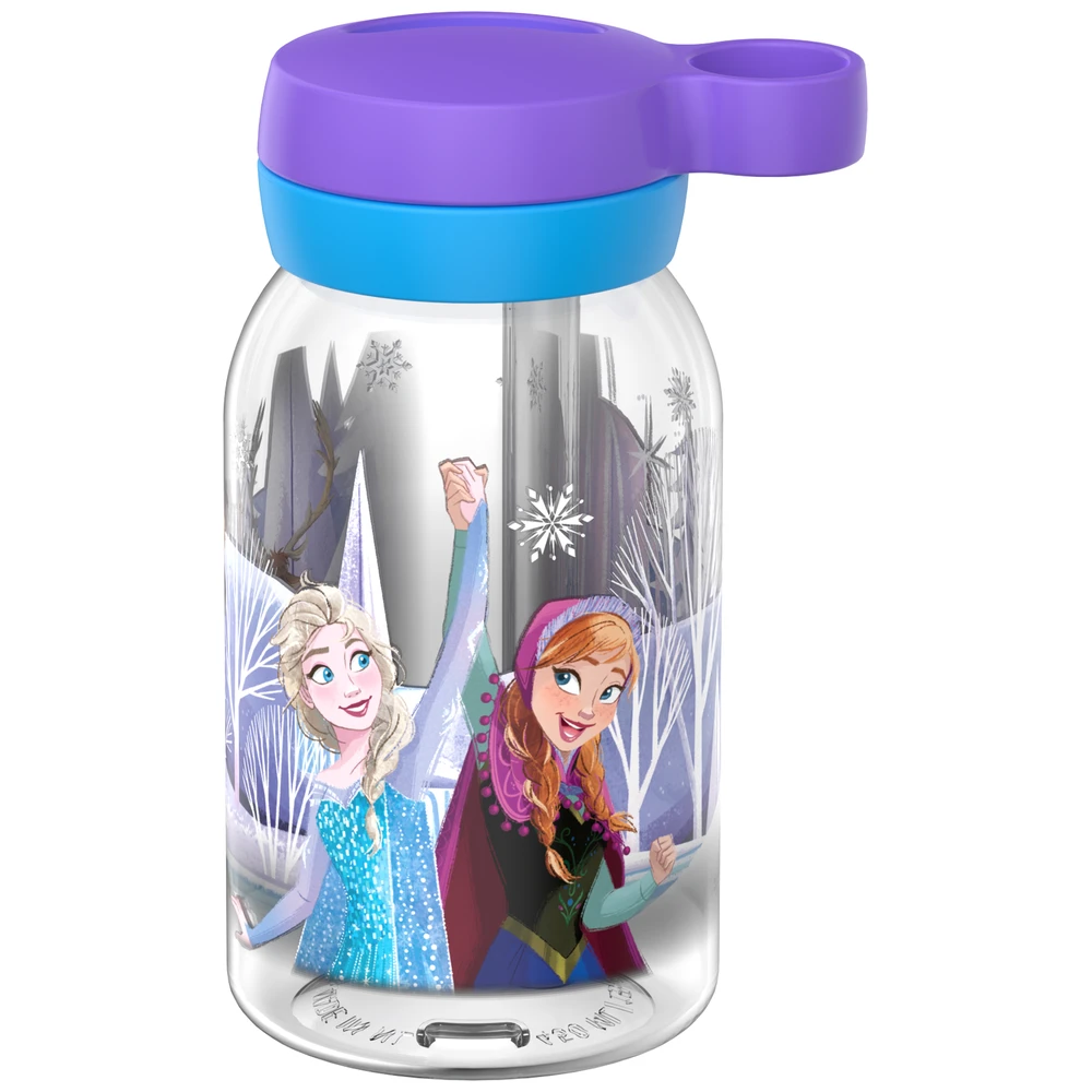 Mepal Drinkfles Met Rietje Campus 450 Ml - Frozen Friends