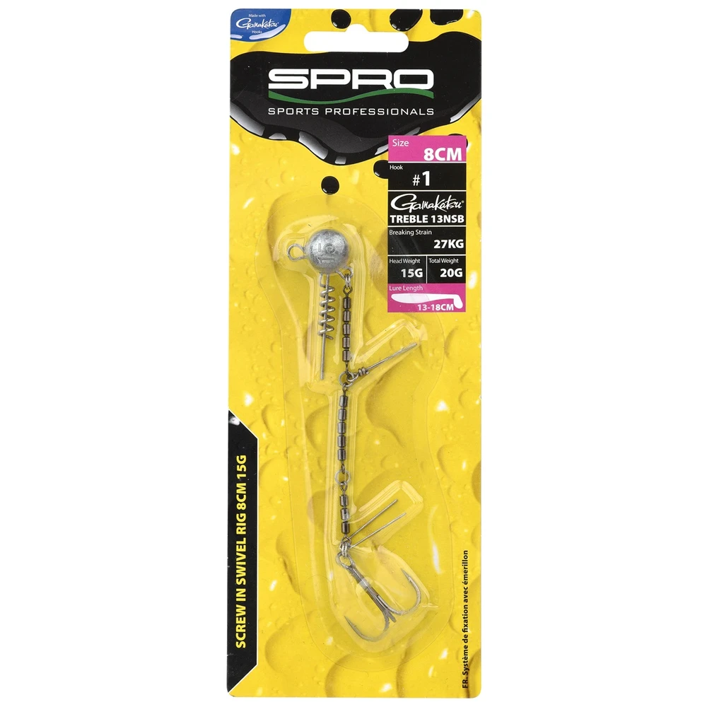 Spro Screw IN Swivel Rig 5.5Cm 15G