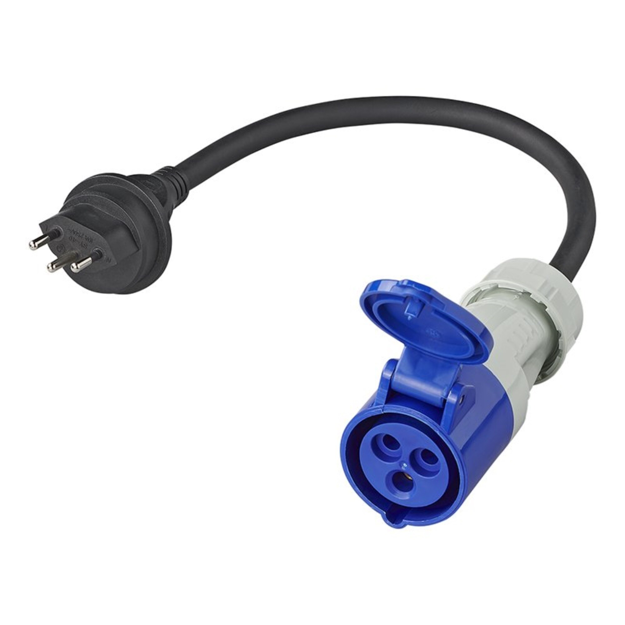 ProPlus Verloopkabel 40cm Zwitsers naar CEE 3x2,5
