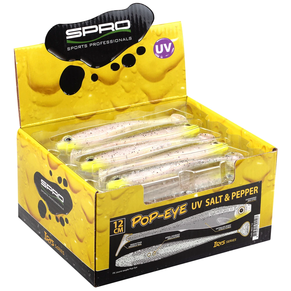 Spro Pop-Eye 12Cm UV Salt & Pepper
