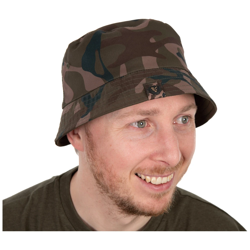 Fox Reversible Bucket Hat Camo Khaki