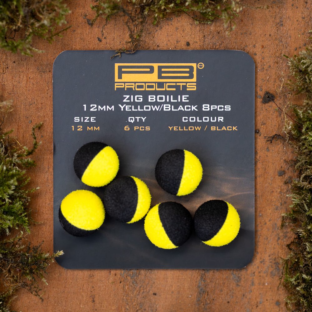 PB Products Pb Zig Dumbell Yellow/Black 12mm