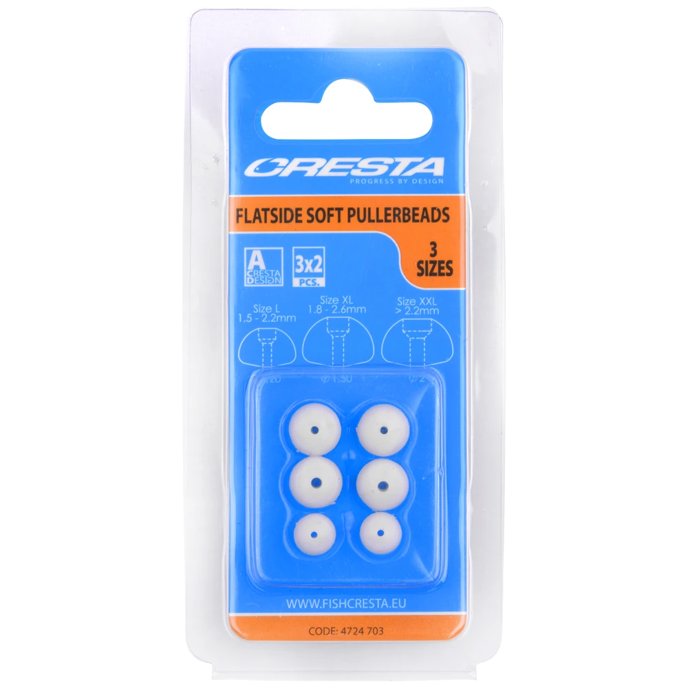 Cresta Flatside Soft Pullerbeads 3 Sizes