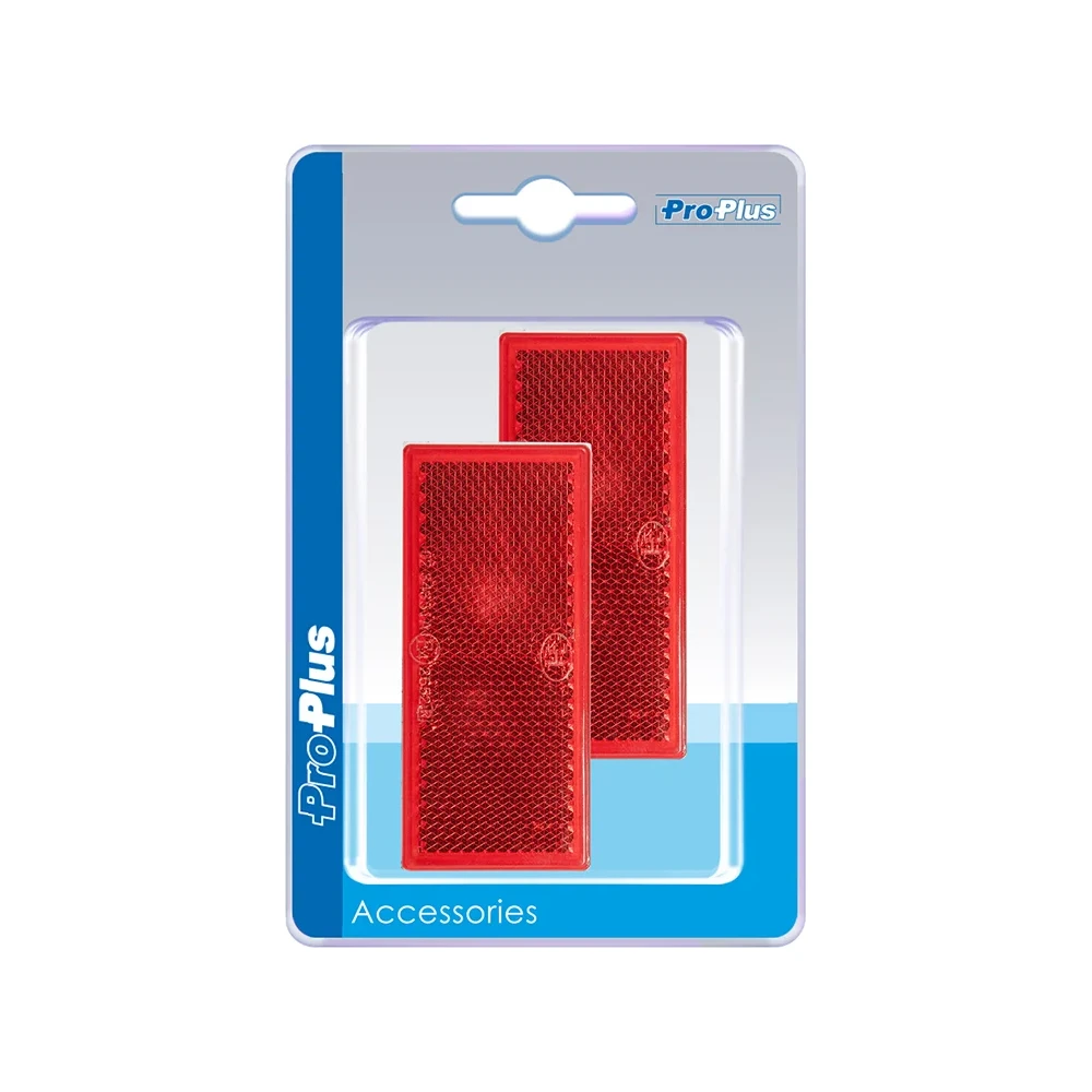 Proplus Reflector Rood 82X36Mm Zelfklevend