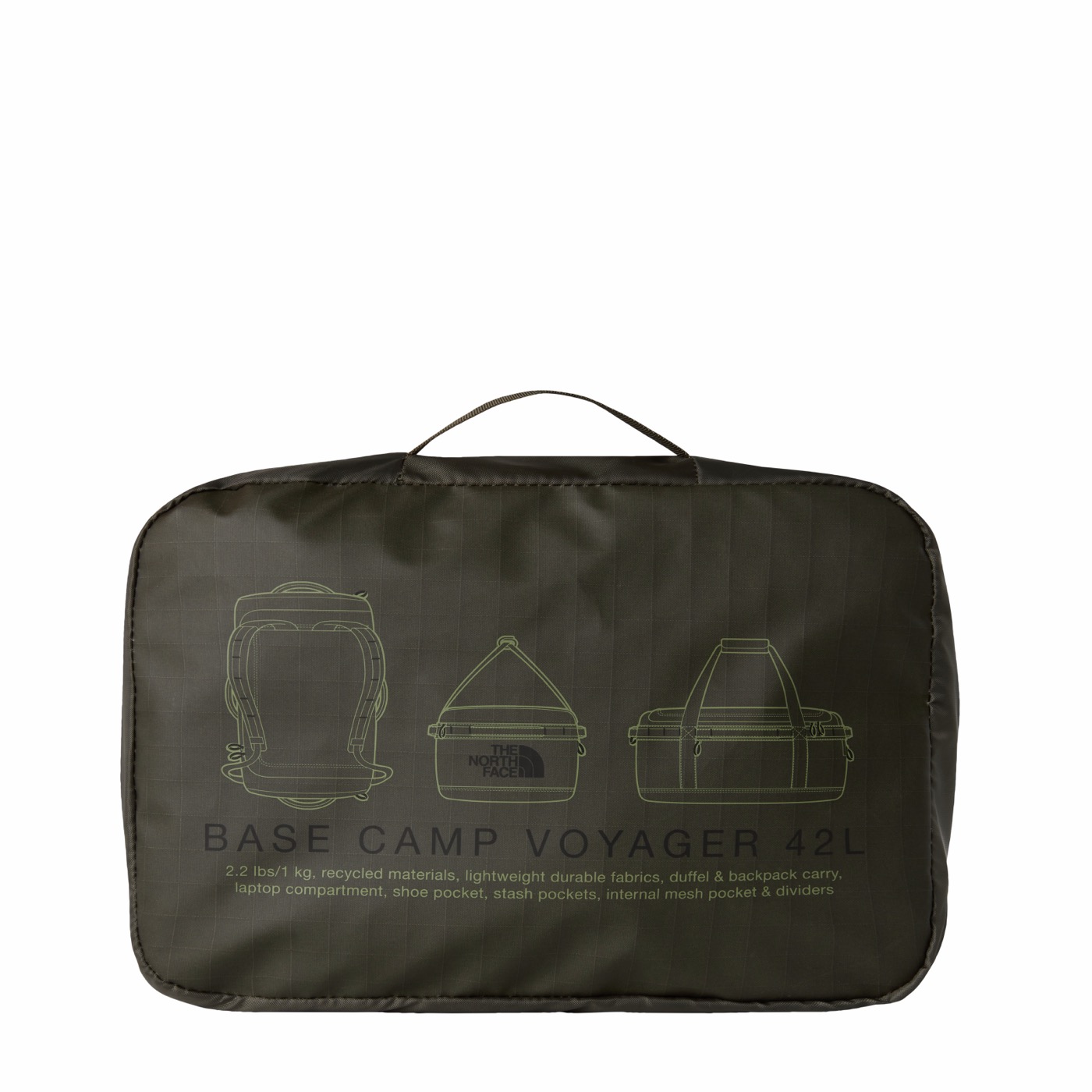 Base Camp Voyager Duffel 42l - New Taupe Green