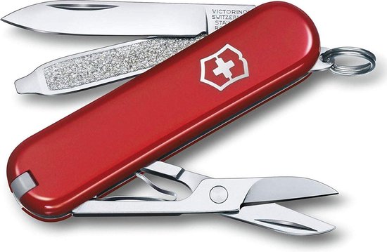 Victorinox Zakmes Classic Sd, 7 Functies, Rood, Blister