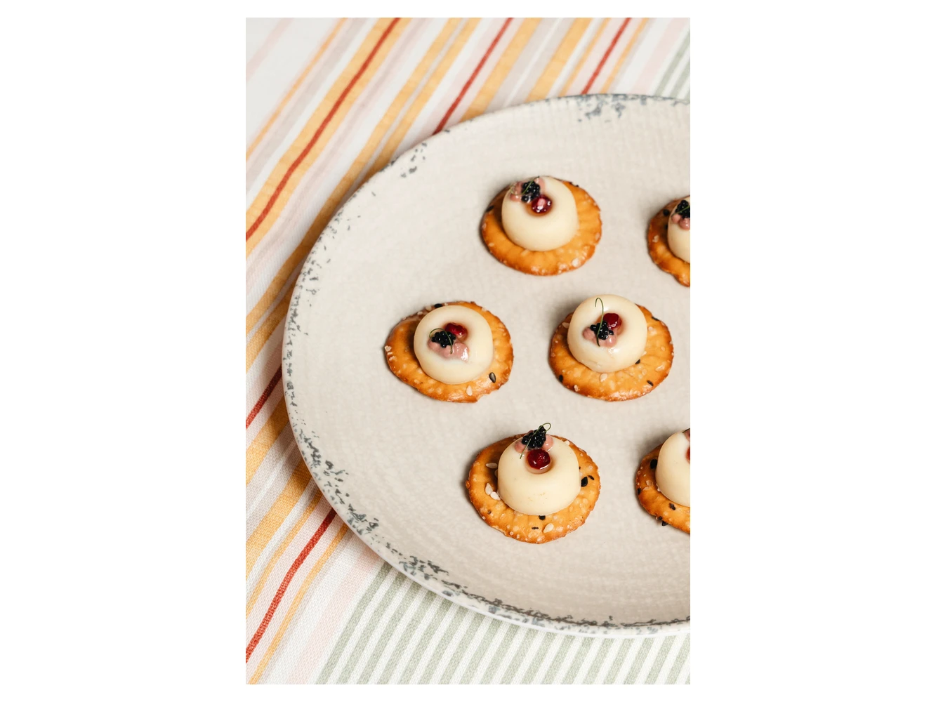 Flamefield Rustic Pearl 12-Delige Anti-Slip Servies Set