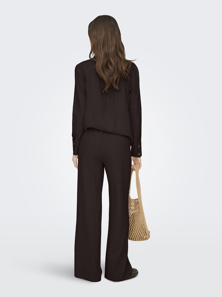 Jacqueline DE Yong Say HW Linen Wide Pant Dames