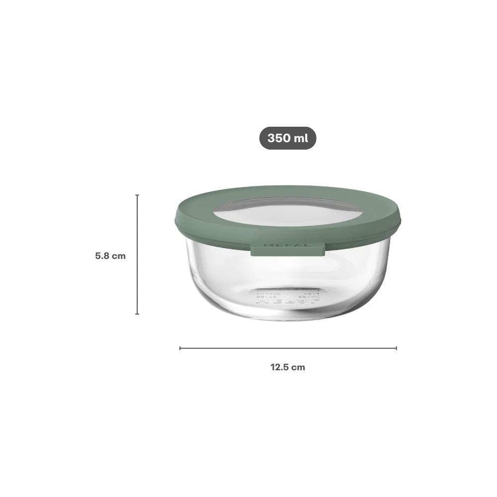 Mepal Glazen Multikom Cirqula Rond 350 Ml - Nordic Sage