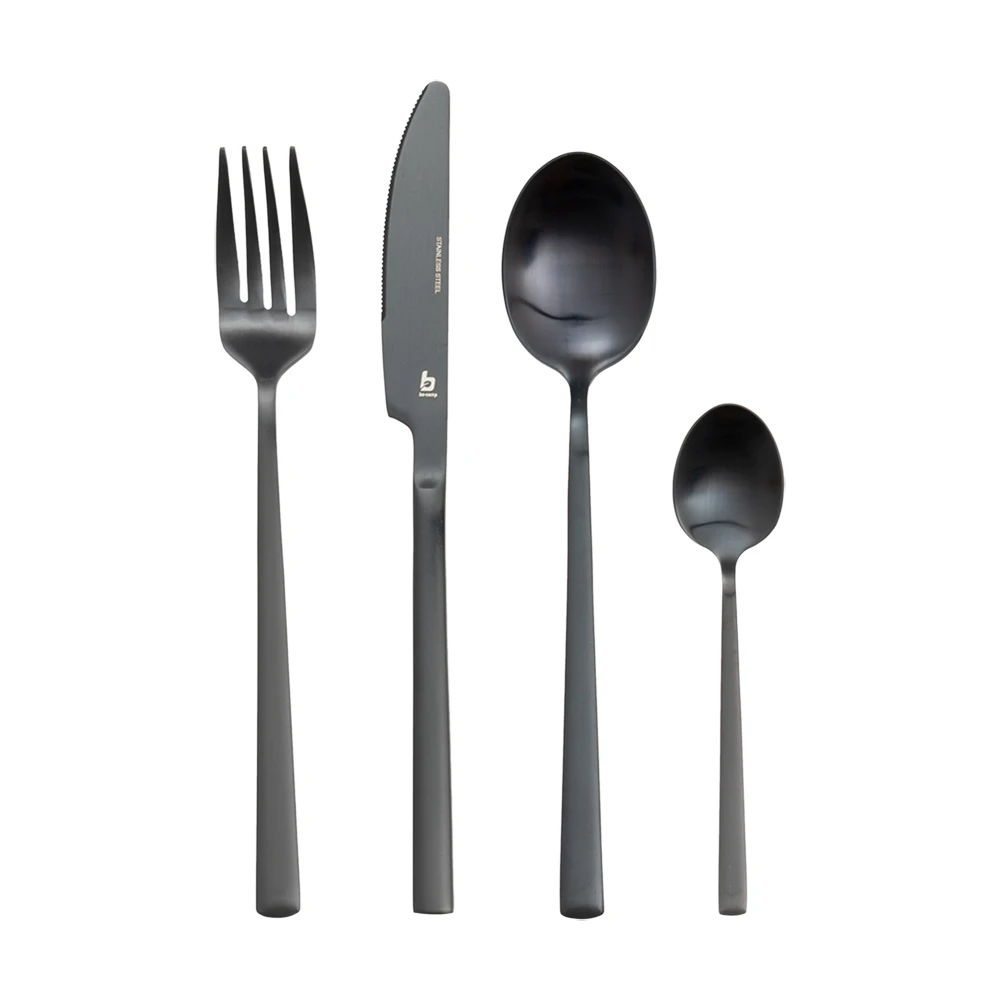 Bo-Camp Ind Bestekset Ballona Black
