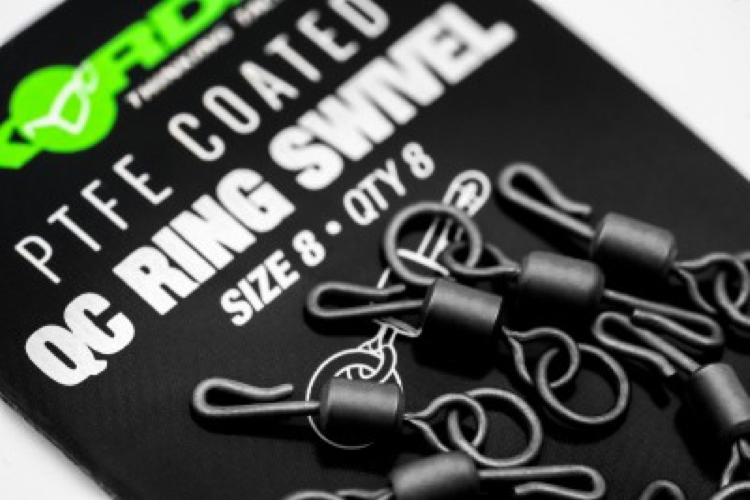 Korda Ptfe Qc Ring Swivel Size 8 (8Pcs)