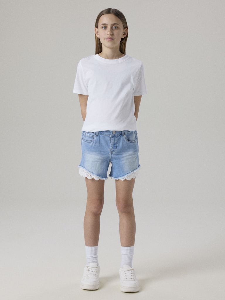 Name It Kids Salli Slim Dnm Shorts 5372-Ha Meisjes