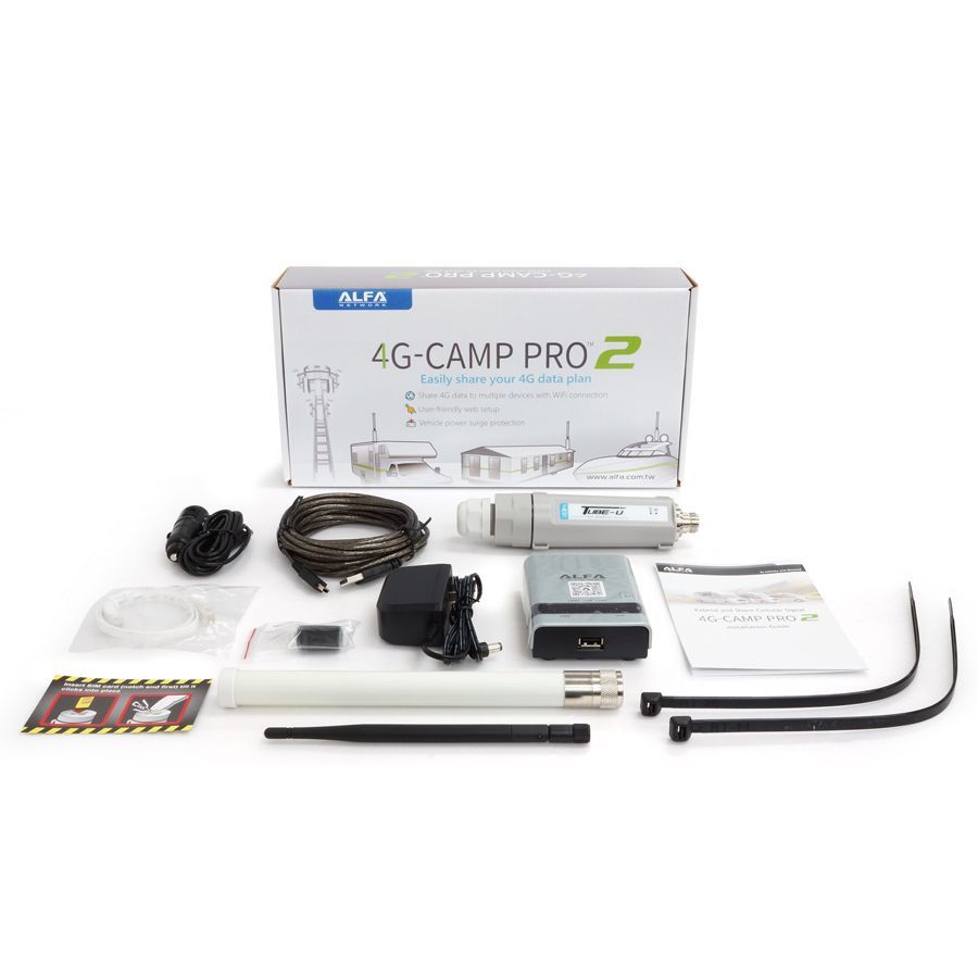 Alfa Network Alfa Network 4G Camp-Pro2+ Set V2 (Met Tube-U4G V2)
