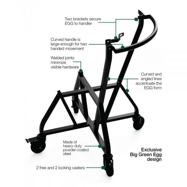 Big Green Egg Nest Integgrated Handler Medium
