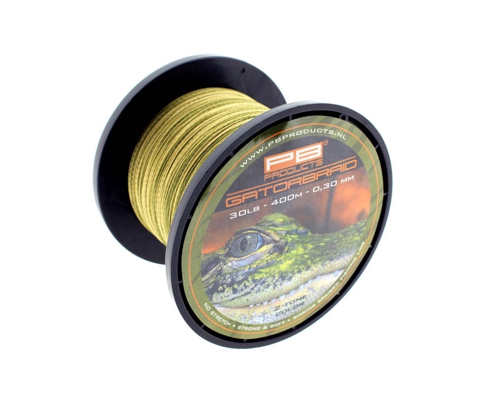 PB Products Gator Braid 0,30mm/30lb 400M 2-Tone