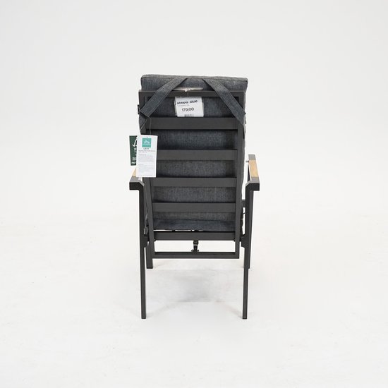 Levy Stacking Chair With Teak Armrest