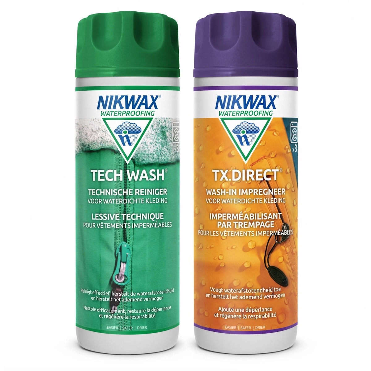Nikwax Twin Pack Tech Wash/Tx. Direct Wash 300Ml