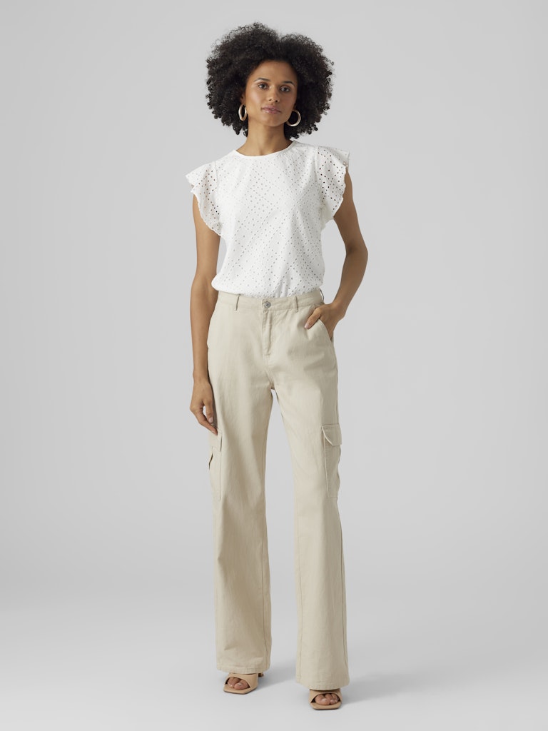 Vero Moda Tassa SL Frill Top Dames